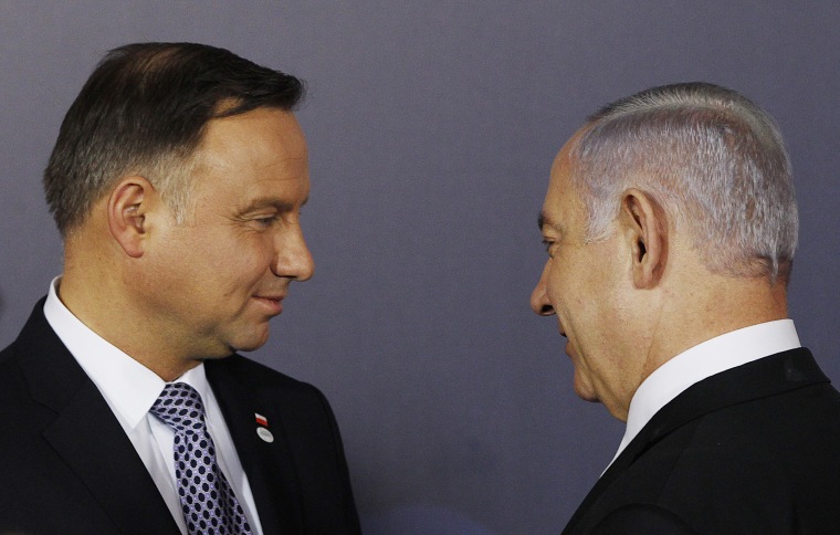 Andrzej Duda,Benjamin Netanyahu