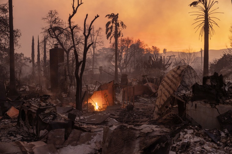 Powerful Winds Fuel Multiple Fires Across Los Angeles Area