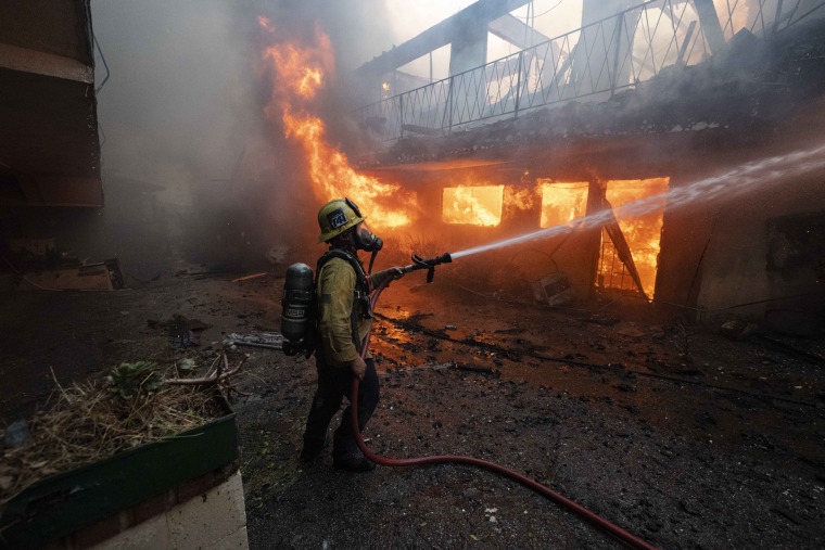 Eaton Fire burns more than 10,600 acres northeast of Los Angeles