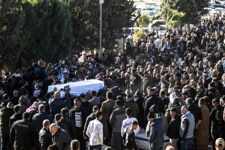 Funeral ceremony held for 53-year-old bedouin Yousef Al-Zaydan in Rahat city of Israel