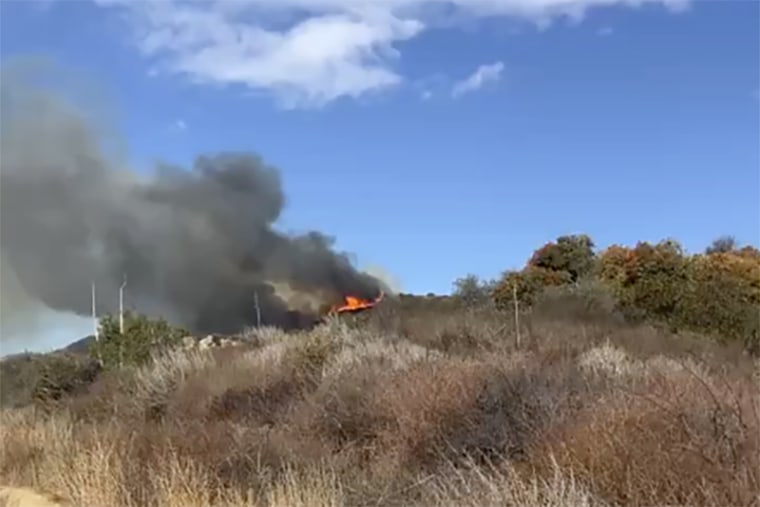 La visión del fuego hizo que Benny Oren y sus amigos salieran corriendo.