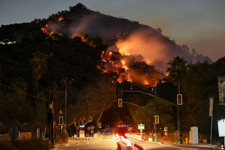 Eaton wildfire in Los Angeles