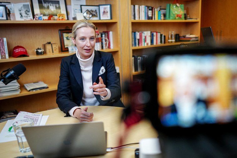 Musk deve sediar uma discussão sobre X com o líder da AfD, Weidel, na quinta-feira. 