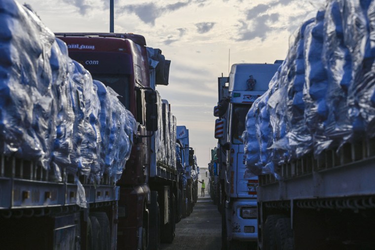 Aid Trucks Bound For Gaza