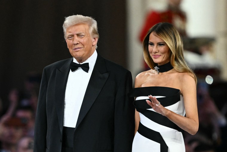 Donald Trump and Melania Trump