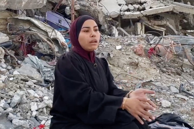 Ruins in Jabalia, northern Gaza