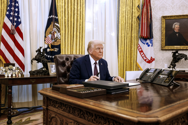 Image: President Donald Trump Signs More Executive Orders