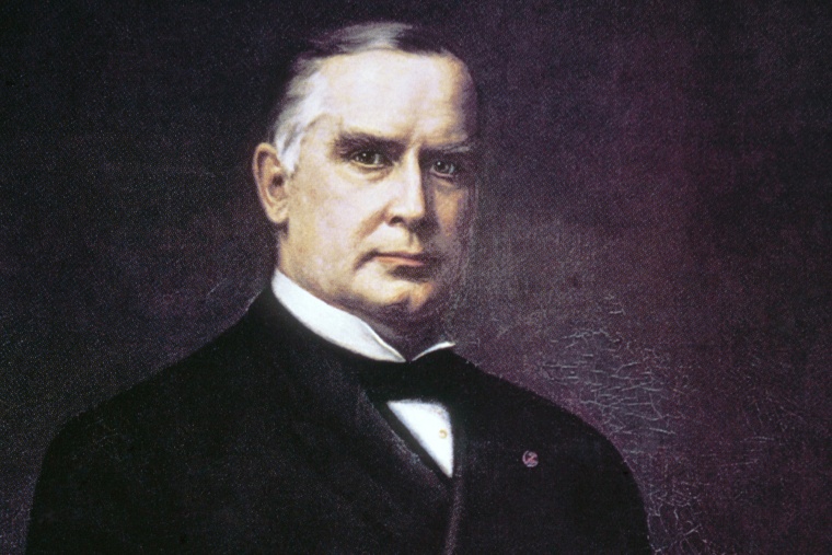 William McKinley, 25º presidente dos Estados Unidos.