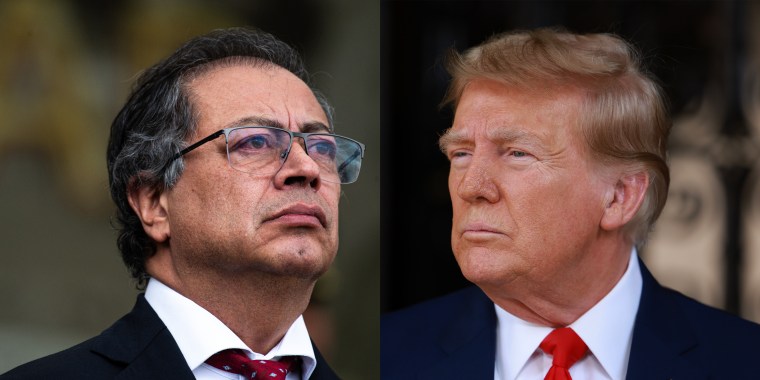 Gustavo Petro and Donald Trump