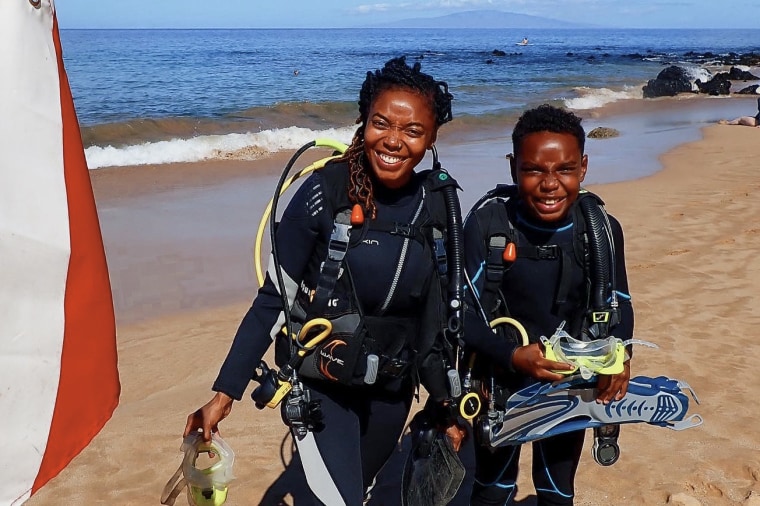 Jennifer Henry with her son Jackson.