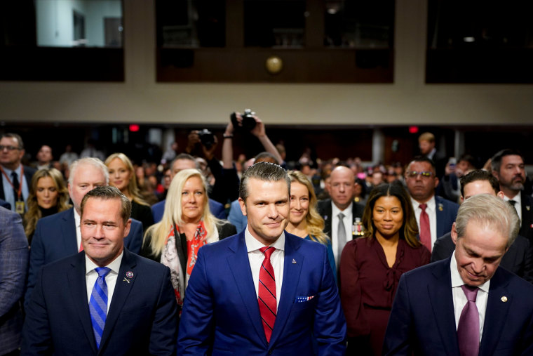 Senate Armed Services Committee Holds Confirmation Hearing For Pete Hegseth