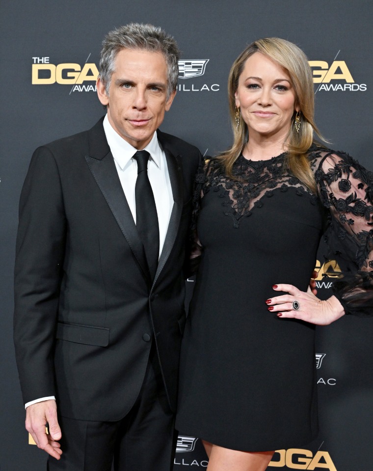 Ben Stiller and Christine Taylor.