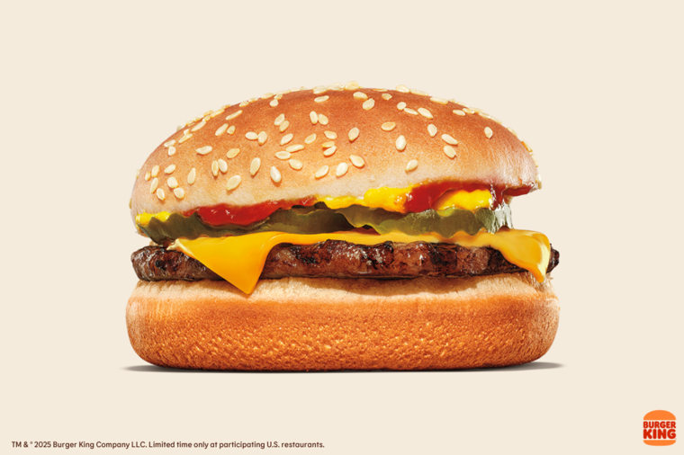 This cheeseburger is $1 this week.