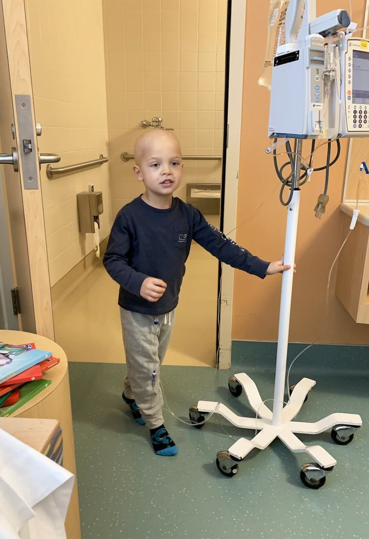 The Moorse family wanted son Clayton to think of the medicine as helping, not hurting him, so they spoke positively about it. Now 6-year-old Clayton fondly remembers all the popsicles he ate and not the needle sticks from his time in the hospital.