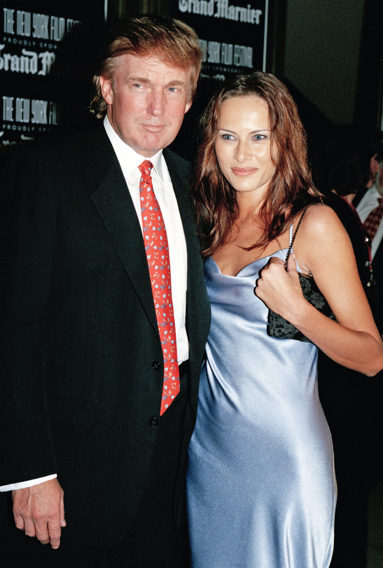 Donald Trump y Melania Trump (nee Knavs).