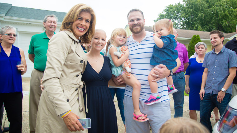 Hoda surprises woman battling cancer