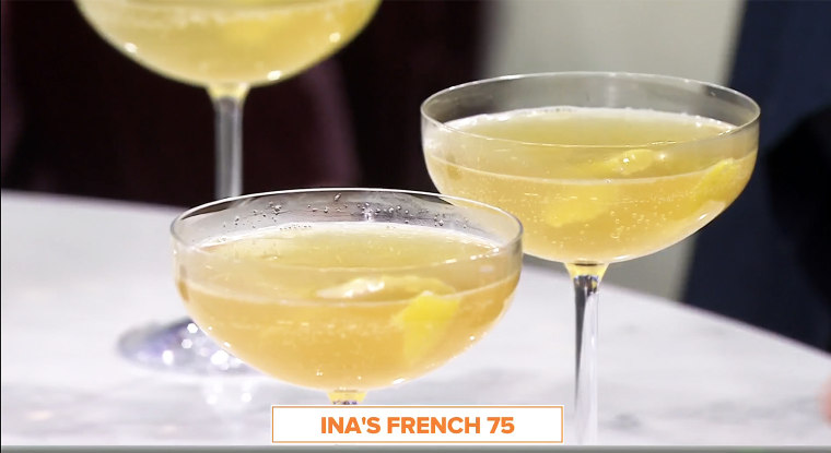 Ina Garten's French 75 drink.