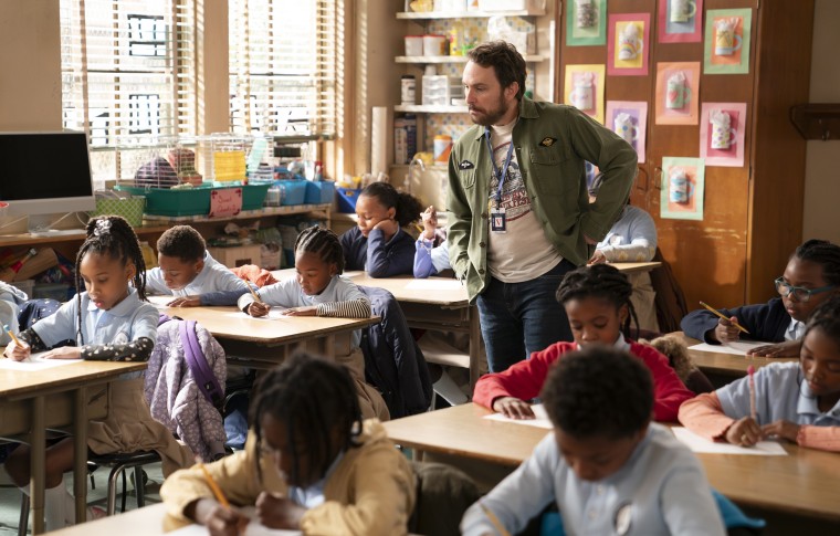 Charlie Day in the It's Always Sunny/Abbott Elementary crossover episode.