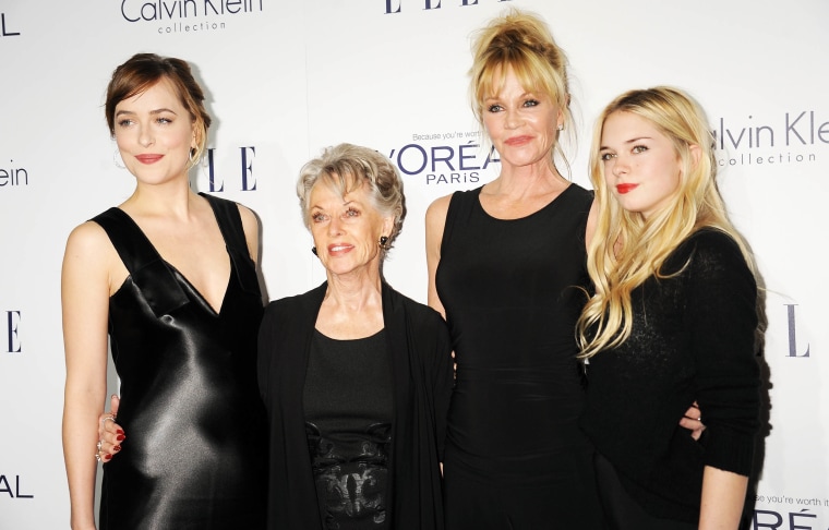 Dakota Johnson, Tippi Hedren, Melanie Griffith and Stella Banderas