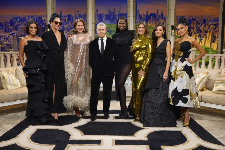 portrait of Jessel Taank, Jenna Lyons, Brynn Whitfield, Andy Cohen, Ubah Hassan, Erin Lichy, Sai De Silva, Racquel Chevremont.