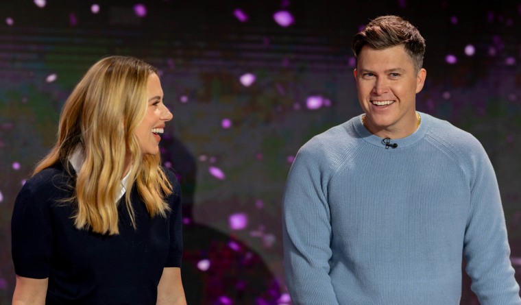 Scarlett Johansson & Colin Jost