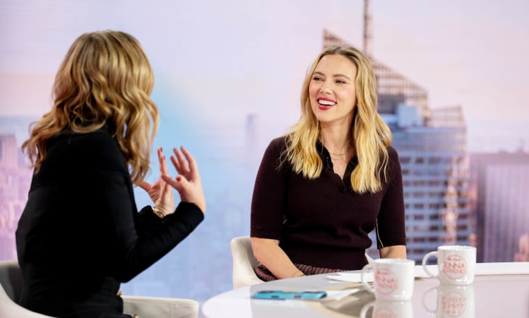 Jenna Bush Hager and guest co-host Scarlett Johansson