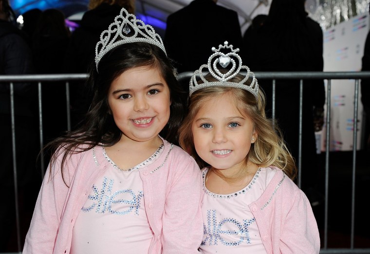 Sophia Grace Brownlee and Rosie Brownlie in 2011.