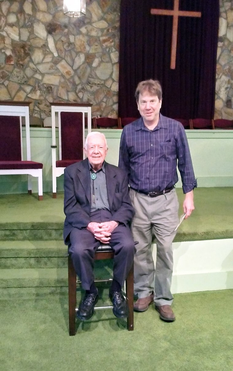 Jimmy Carter and Blake Guthrie.