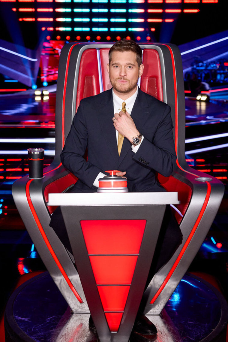 Michael Bublé on season 27 of "The Voice."