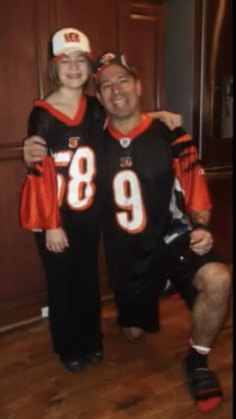 Faith and her father, Vinny