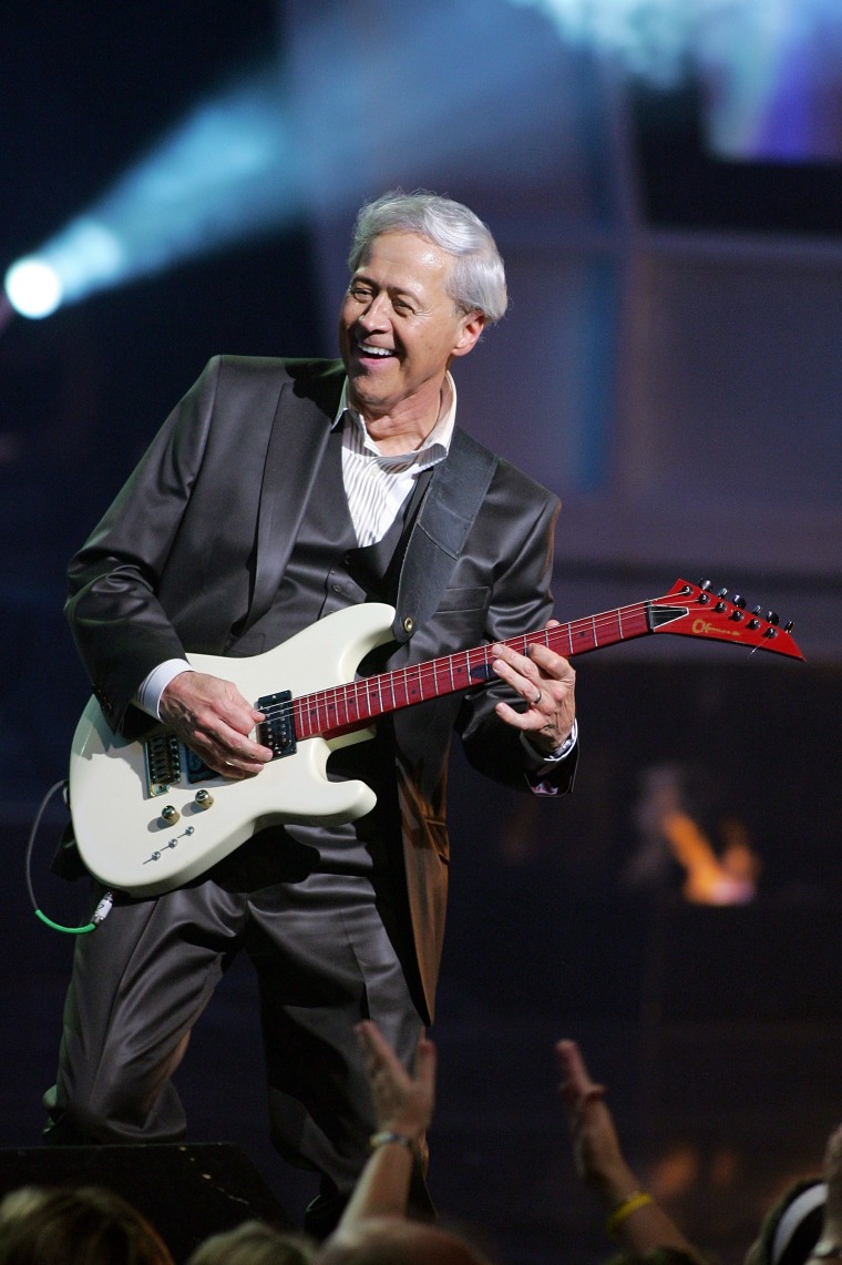 Wayne Osmond performs at the Orleans Hotel & Casino August 14, 2007 in Las Vegas. 