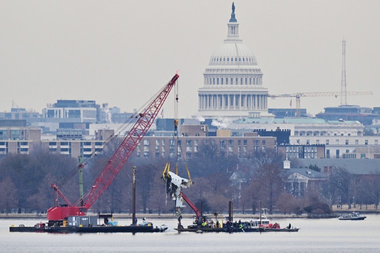 La CRAN eliminará los vuelos del río Potomac el 5 de febrero del 5 de febrero.