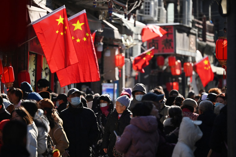 Compras de Ano Novo Lunar da China