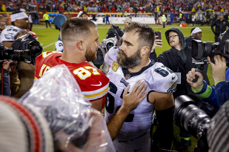 Travis and Jason Kelce.