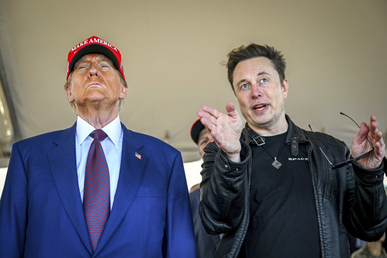 Donald Trump and Elon Musk.