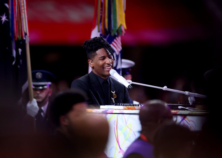 Jon Batiste performs 