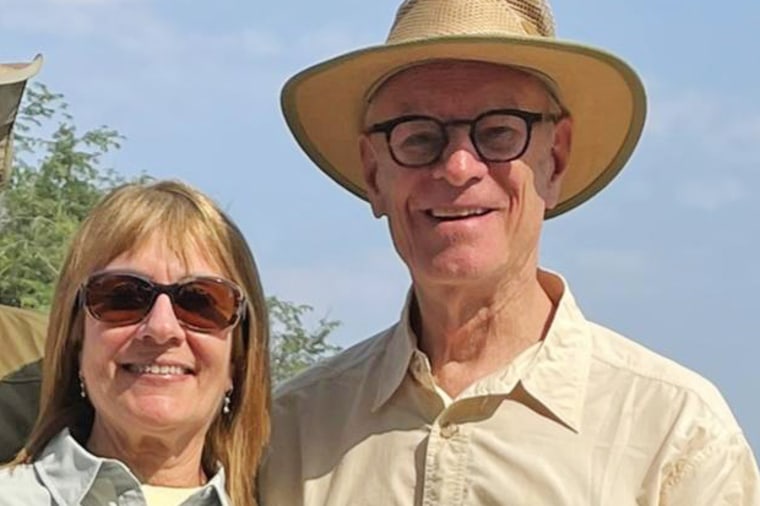 Lisa and Craig Manders on a trip to Zambia.