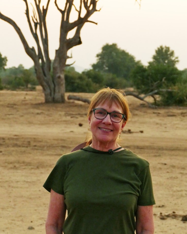 Lisa Manders during her trip to Zambia.