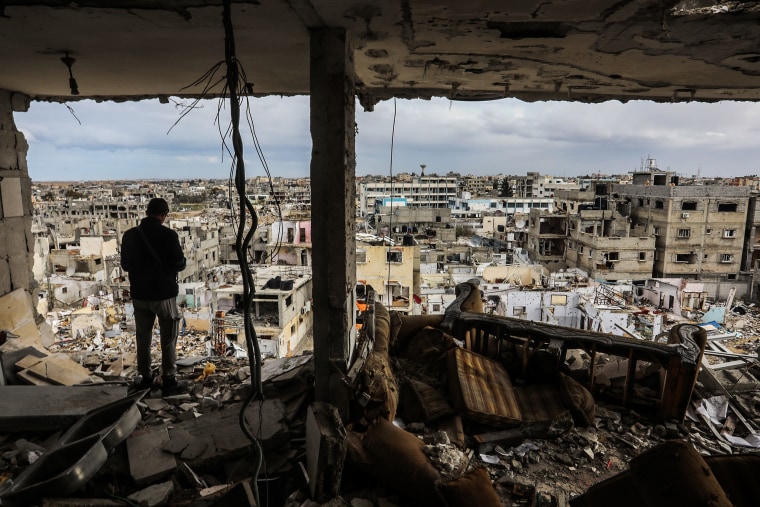 Israel left behind great destruction in Shaboura Refugee Camp in Rafah, from which it withdrew after the ceasefire