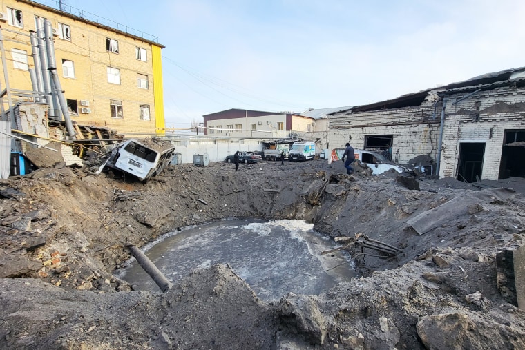 Aftermath Of Russian Missile Attack On Kyiv