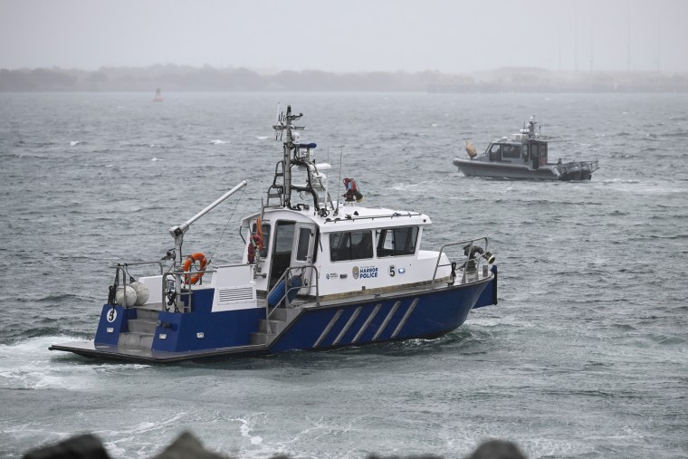 サンディエゴハーバーパトロールと海岸沿いの米海軍のボートの仕事