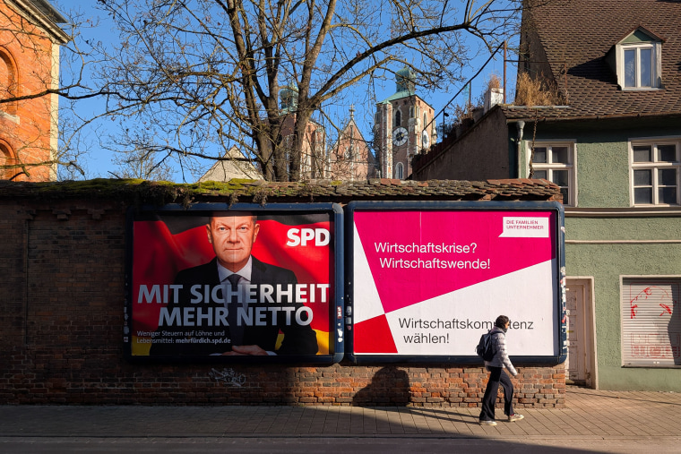 Póster de SPD de la campaña electoral