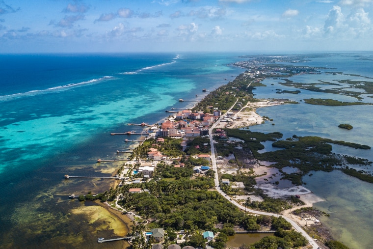 Aerial View Belize