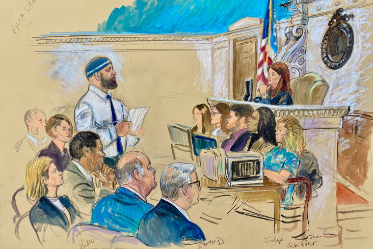 Adnan Syed in Baltimore Circuit Court on Feb. 26, 2025.