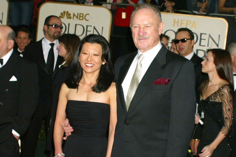 Golden Global 60th - The arrival of Gene Hackman Betsy Arakawa