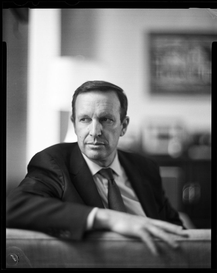 Sen. Chris Murphy, D-Conn., in his office in the Hart Senate Office Building.