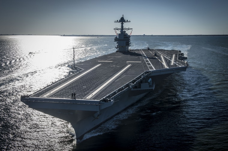 USS Gerald R. Ford comienza las pruebas de Sea Builder