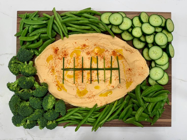 Football Hummus Board