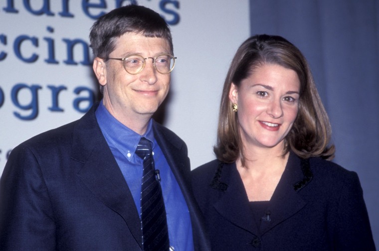 Bill Gates en vrouw Melinda Gates