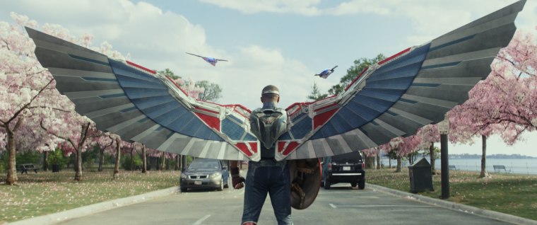 Anthony Mackie as Captain America in Marvel Studios' CAPTAIN AMERICA: BRAVE NEW WORLD.